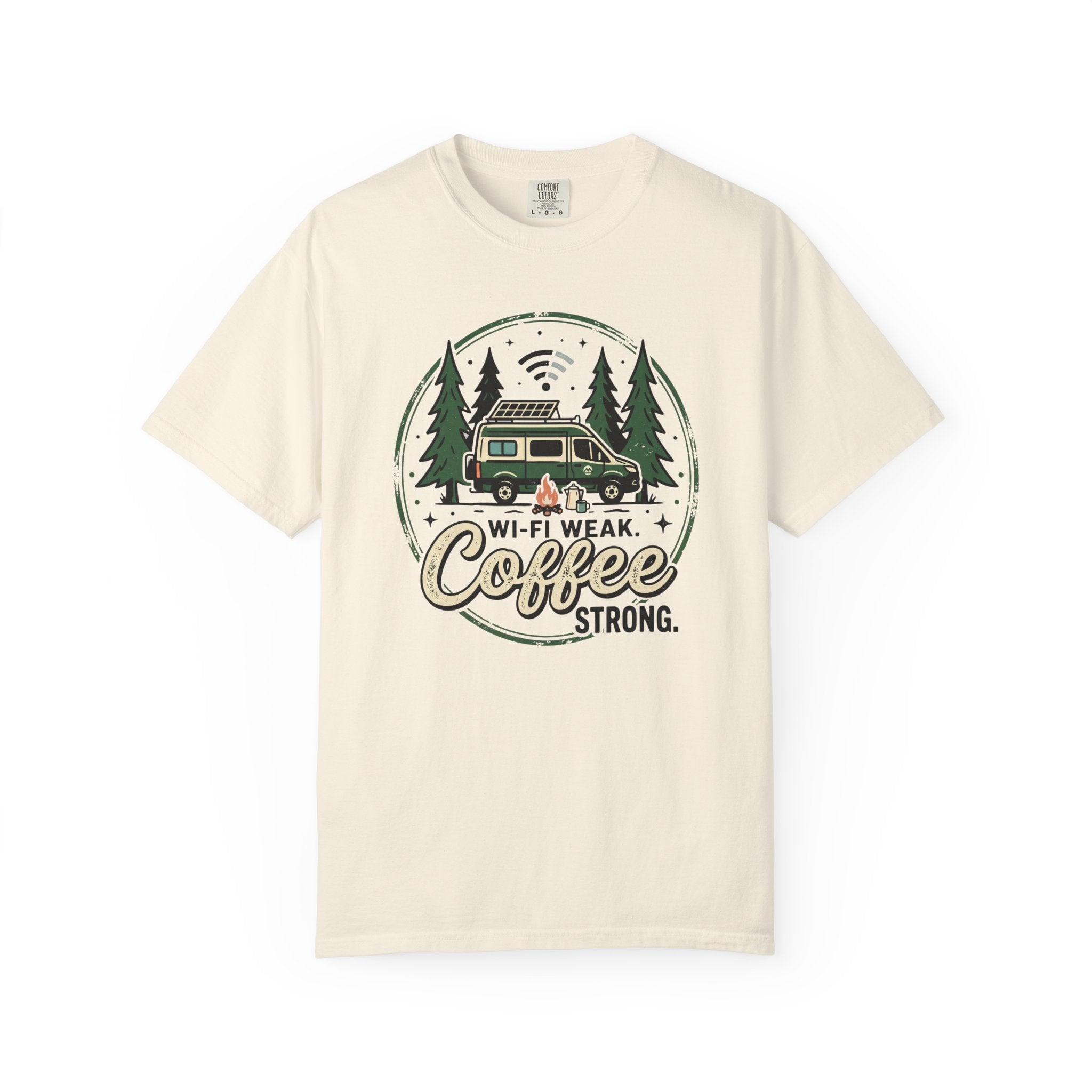 Wifi Weak Coffee Strong - T-Shirt