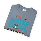 Pet Water Bowl Then Gas Pump - T-Shirt