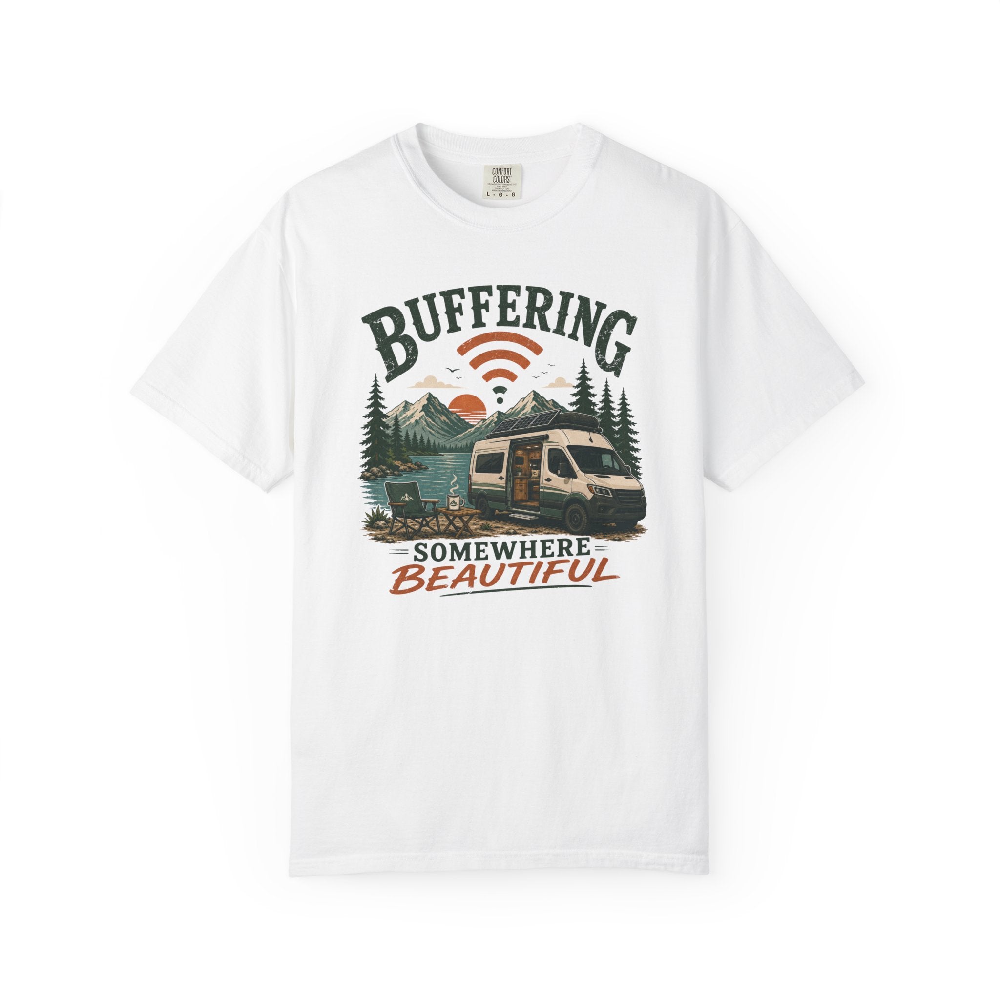 Buffering Somewhere Beautiful - T-Shirt