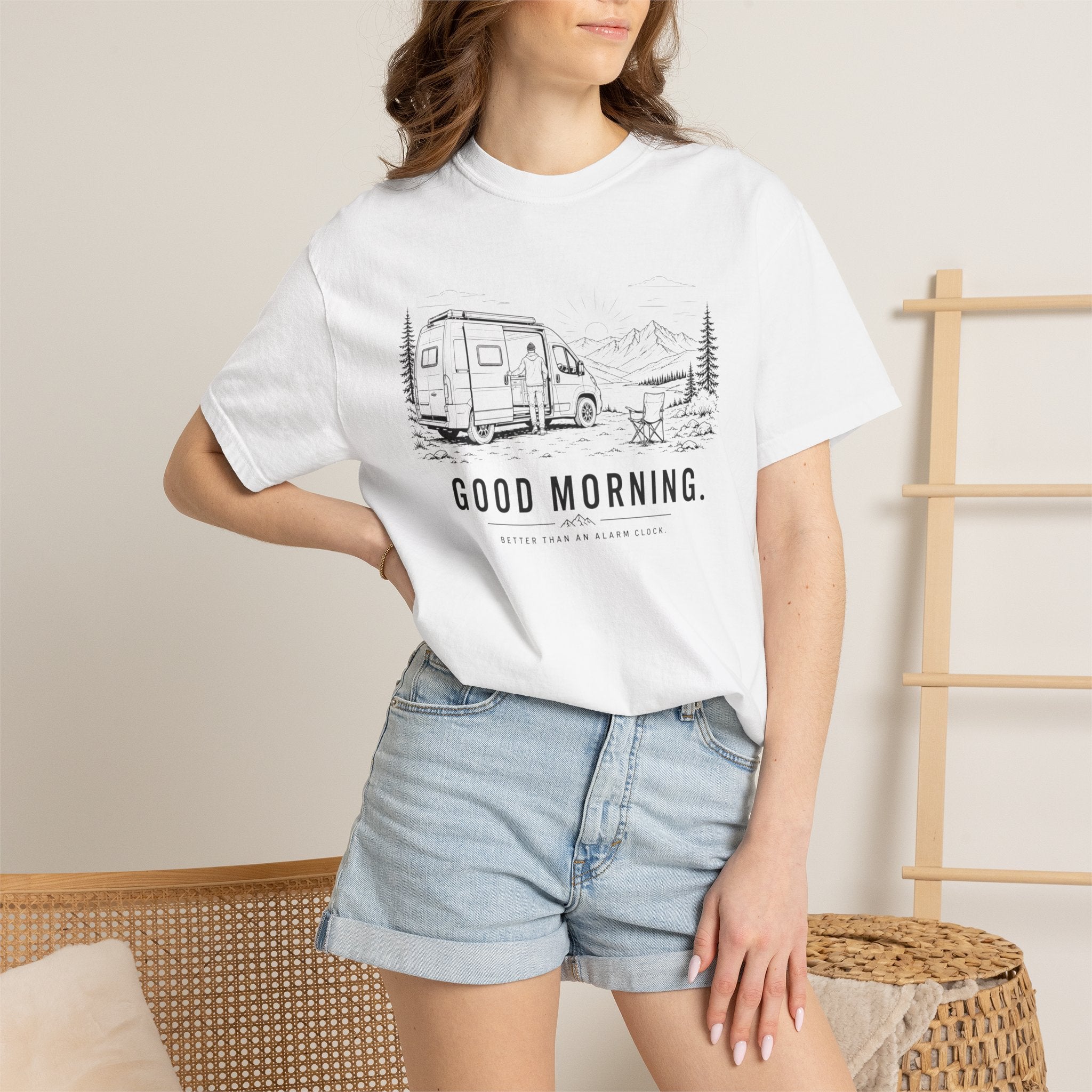 Good Morning Better Than An Alarm Clock - T-Shirt