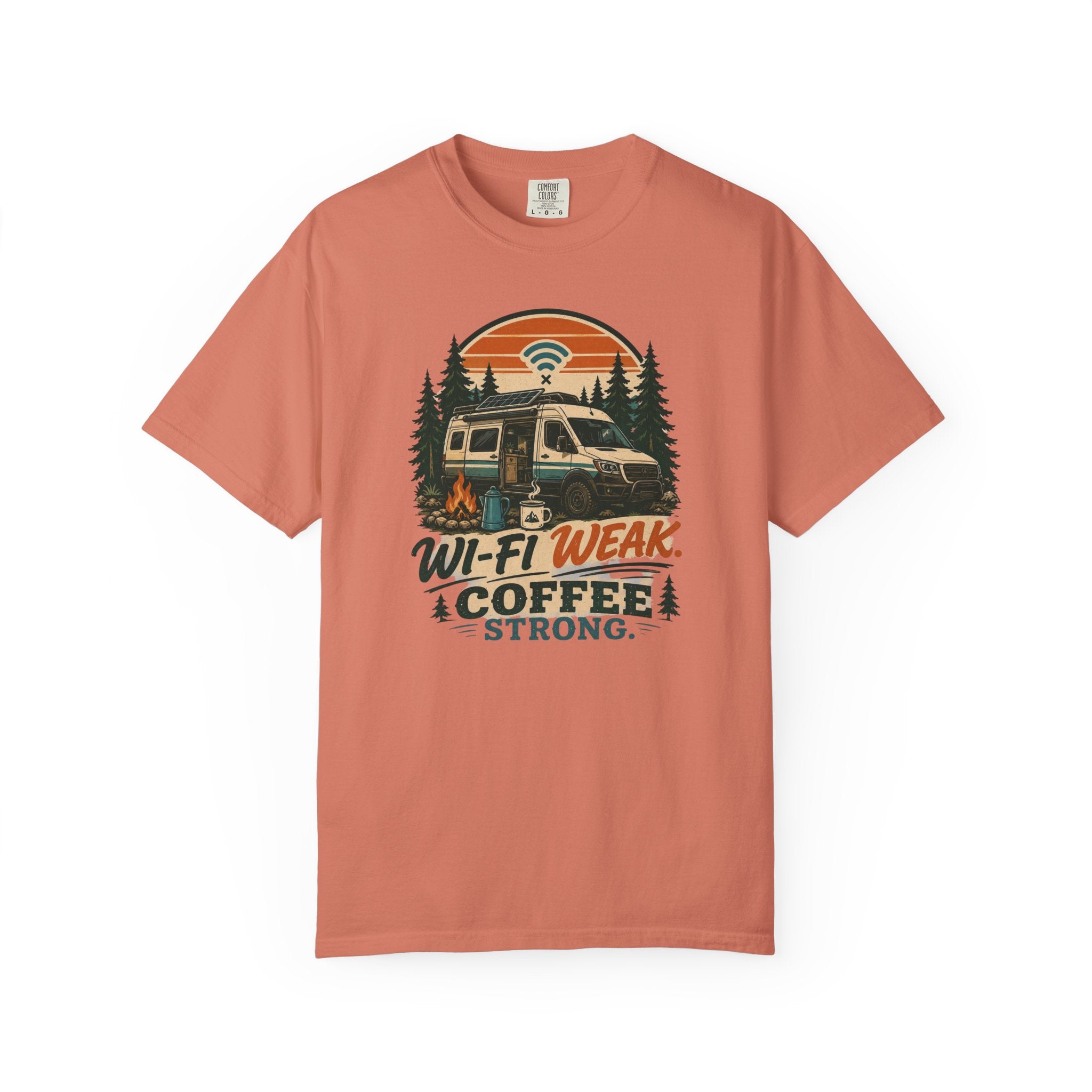 Wifi Weak Coffee Strong - T-Shirt