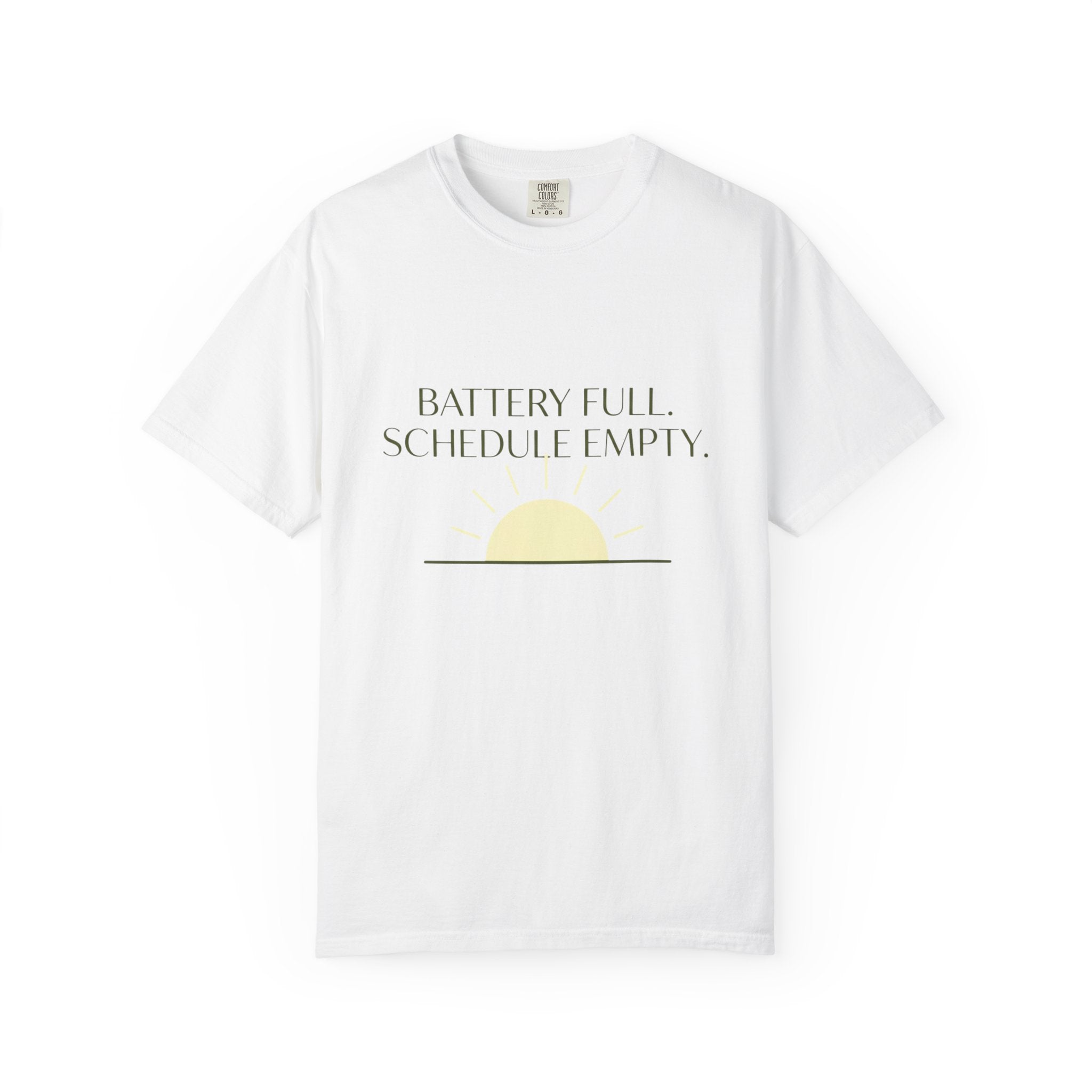 Battery Full Schedule Empty - T-Shirt