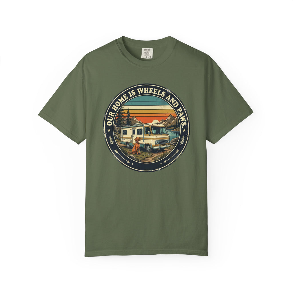 Our Home Is Wheels And Paws - T-Shirt