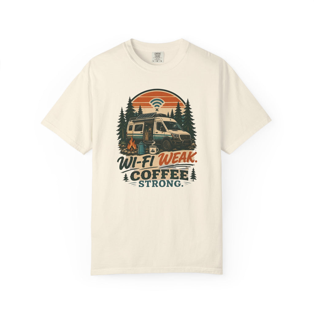 Wifi Weak Coffee Strong - T-Shirt