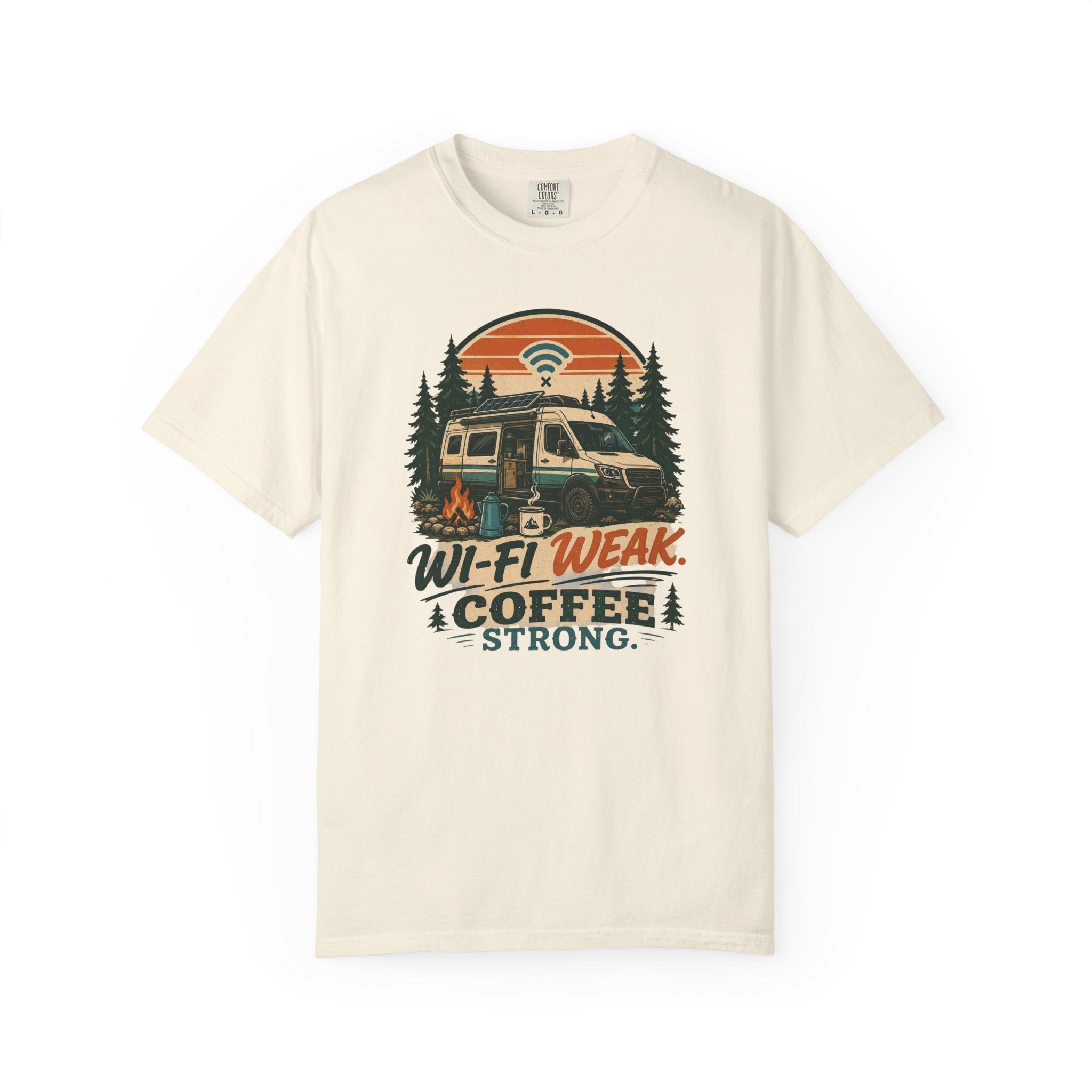 Wifi Weak Coffee Strong - T-Shirt