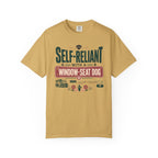 Self Reliant With A Window Seat Dog - T-Shirt