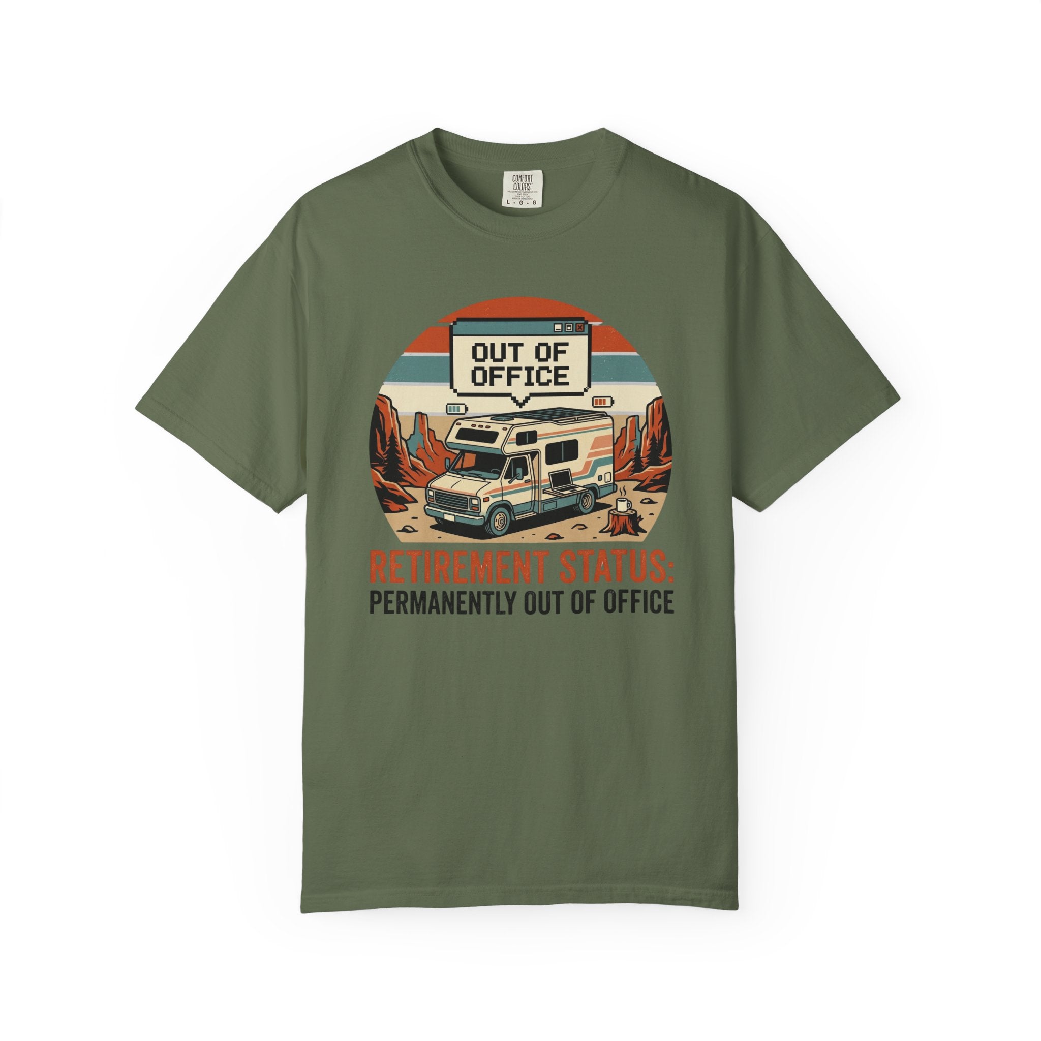 Retirement Status Permanently Out Of Office - T-Shirt