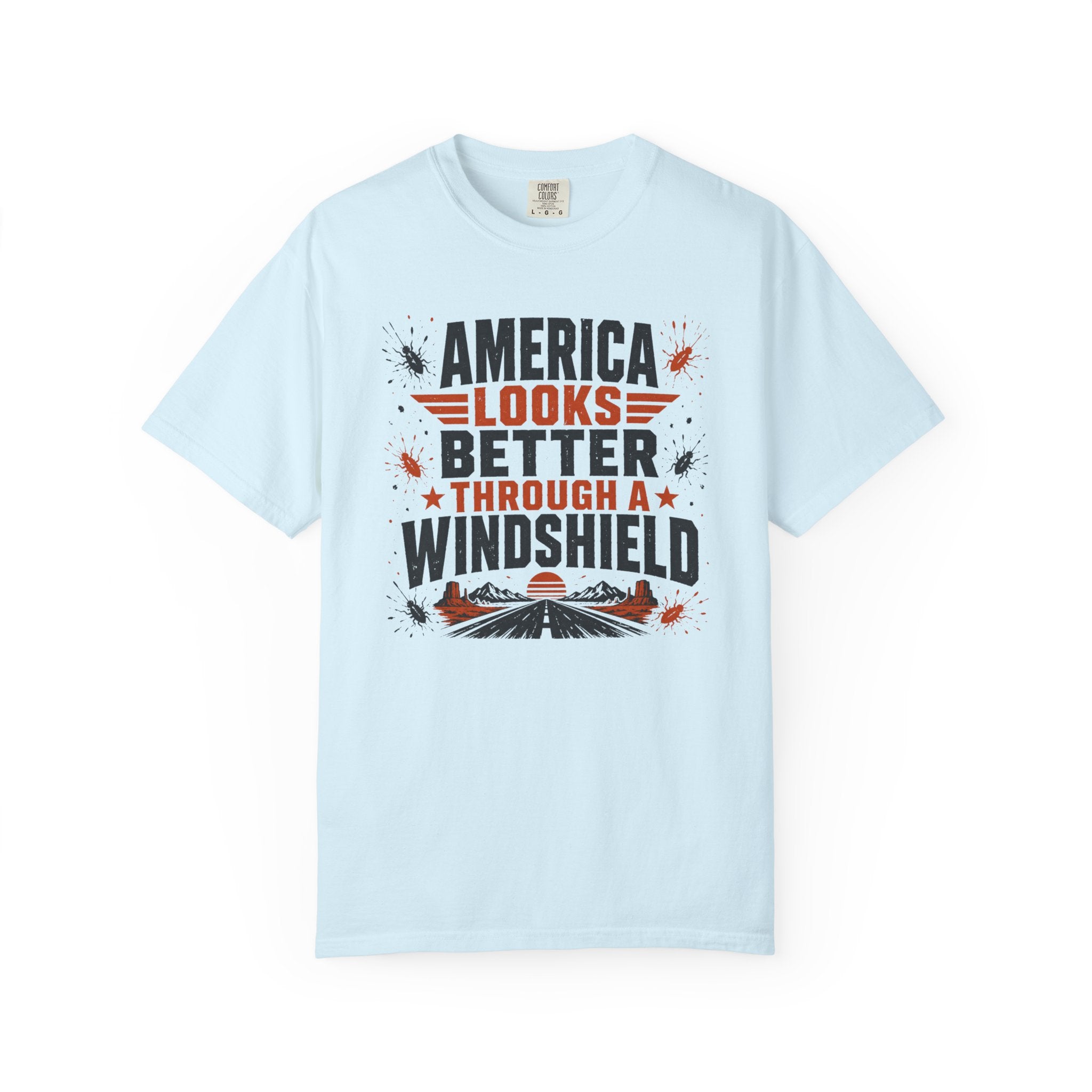 America Looks Better Through A Windshield - T-Shirt