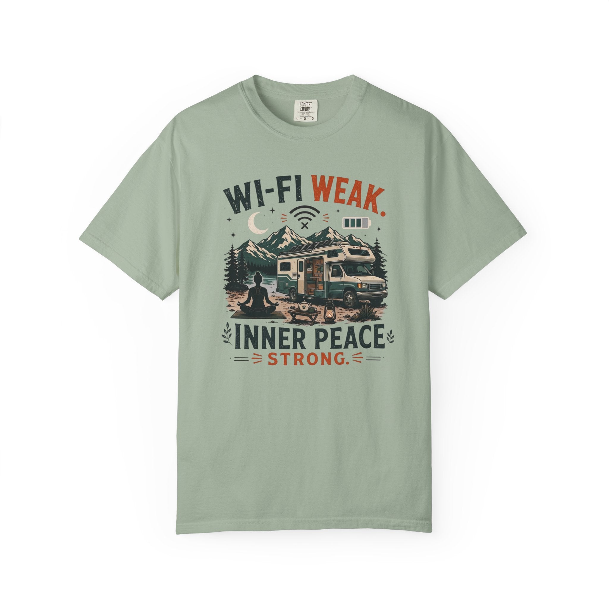 Wi-Fi Weak Inner Peace Strong - T-Shirt