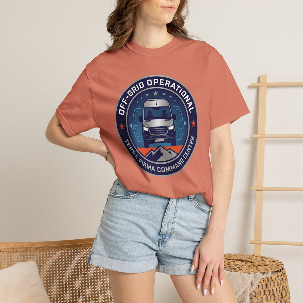 Off-grid Operational Terra Firma Command Center - T-Shirt