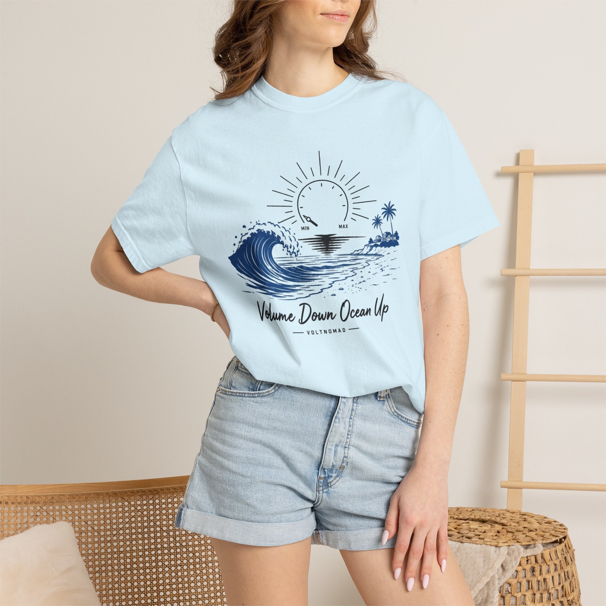 Volume Down Ocean Up - T-Shirt