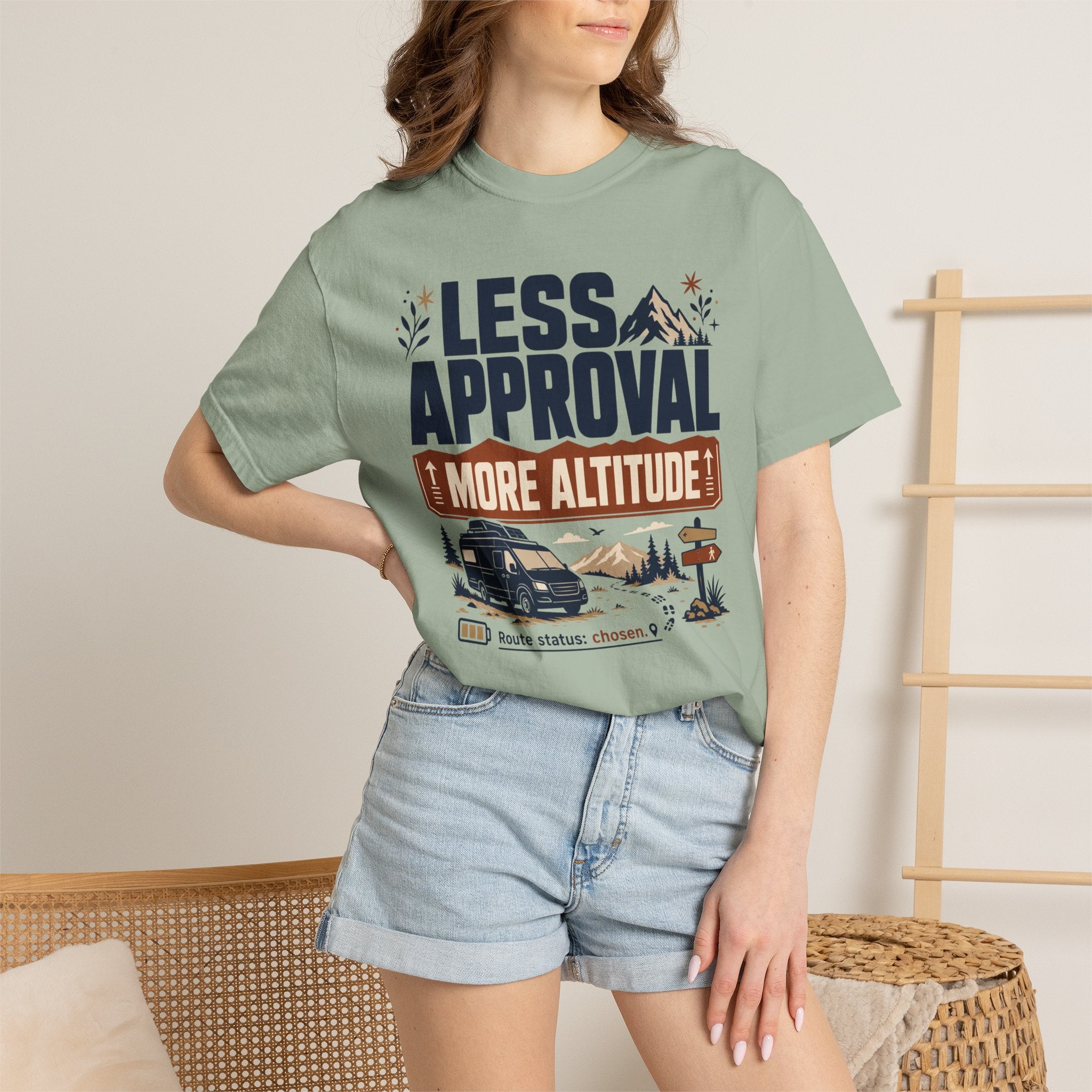 Less Approval More Altitude - T-Shirt