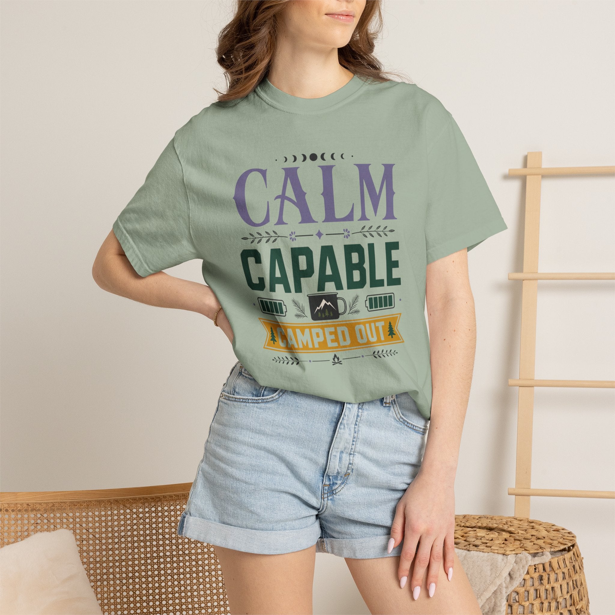 Calm Capable Camped Out - T-Shirt
