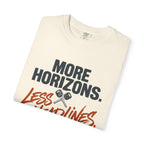 More Horizons Less Headlines - T-Shirt