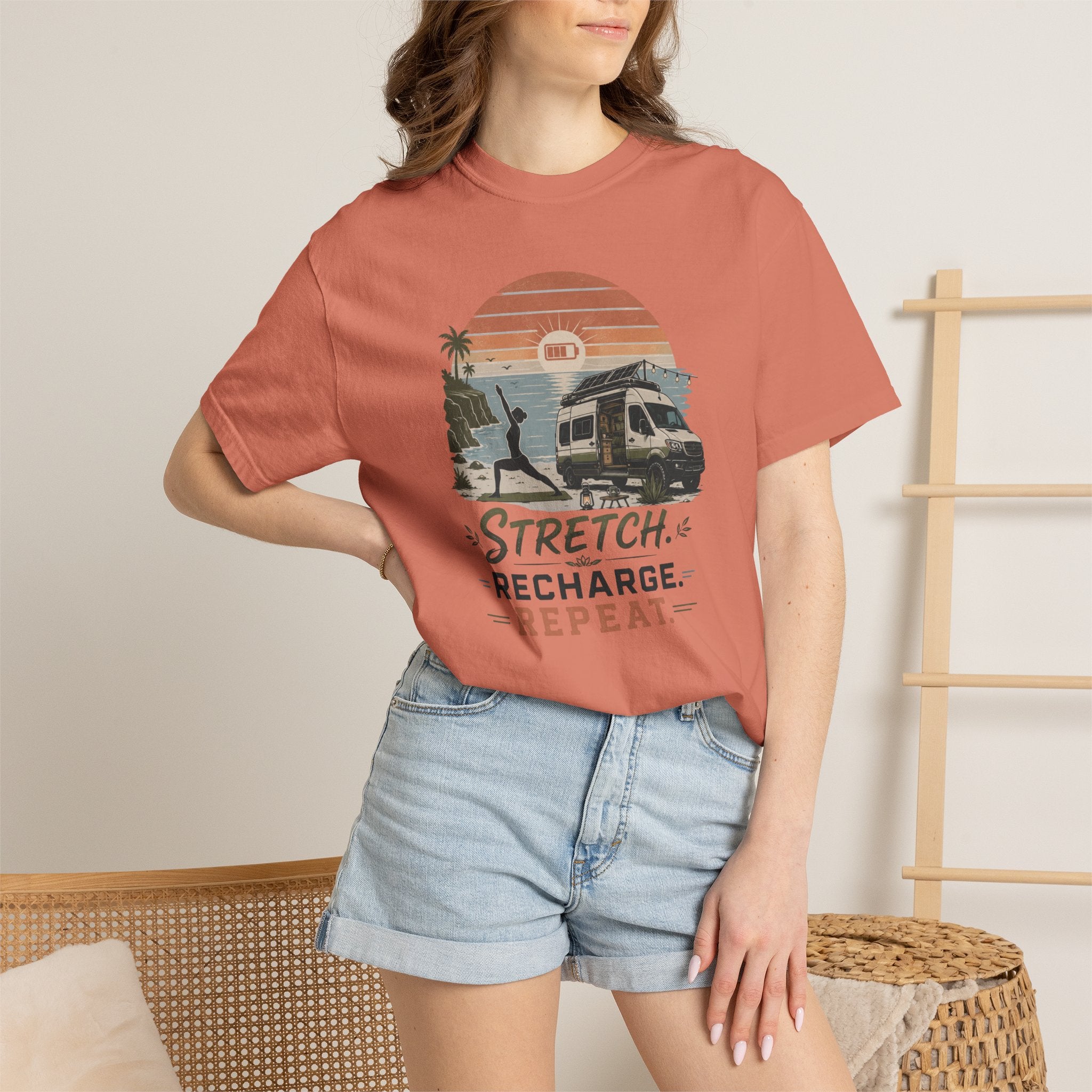 Stretch Recharge Repeat - T-Shirt