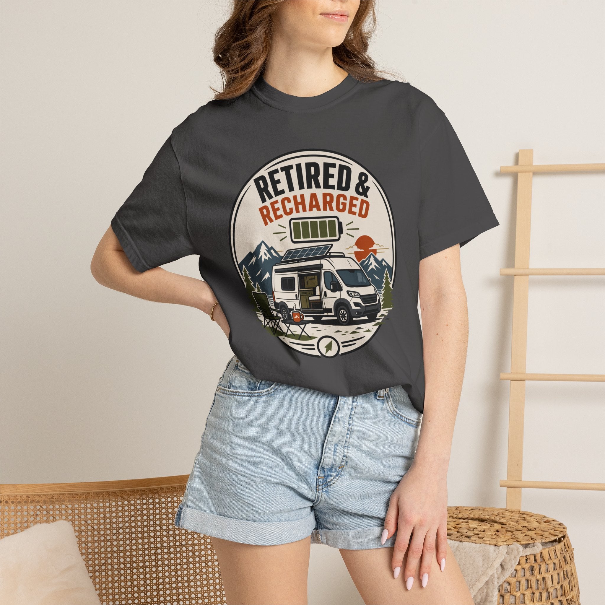 Retired And Recharged - T-Shirt