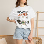 Unplugged Until Coffee - T-Shirt