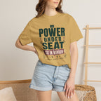 Power Under Seat Cat In Window - T-Shirt