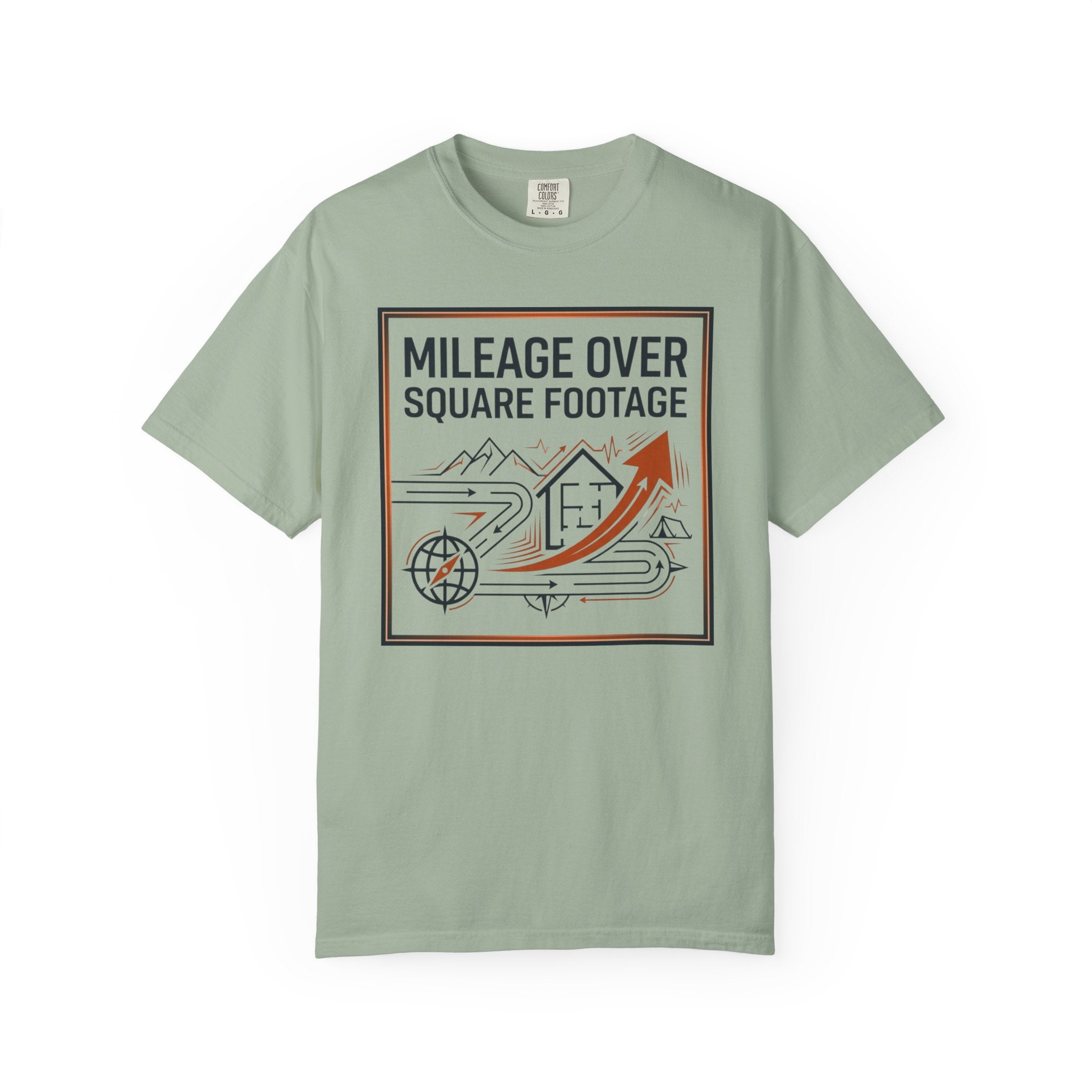 Mileage Over Square Footage - T-Shirt