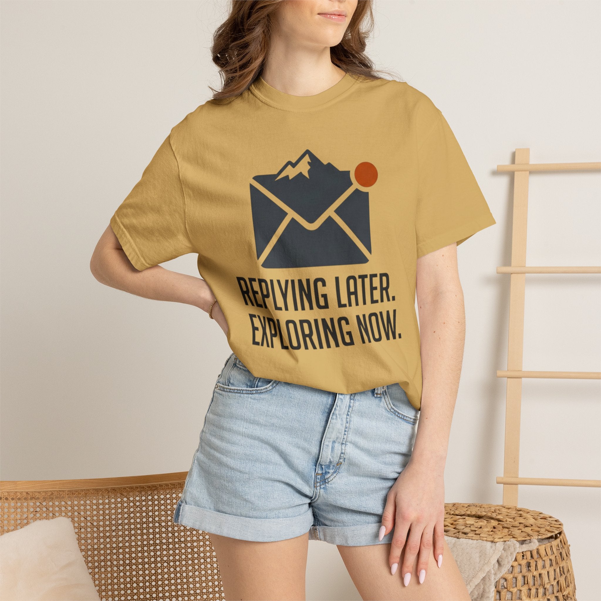 Replying Later Exploring Now - T-Shirt