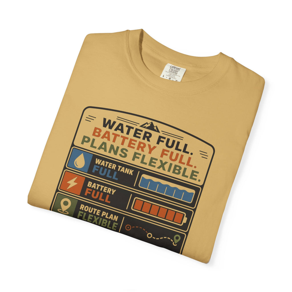 Water Full Battery Full Plans Flexible - T-Shirt