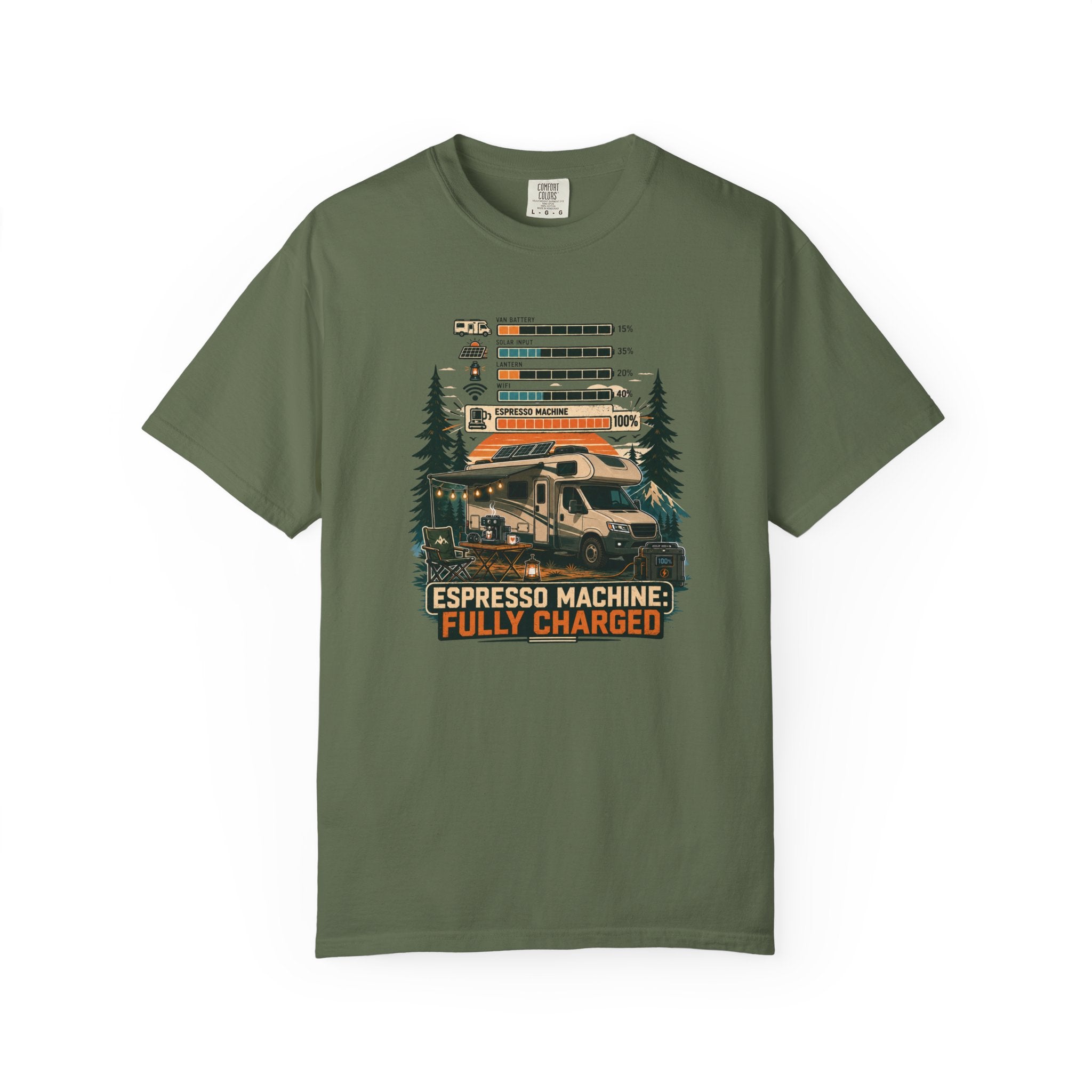 Espresso Machine Fully Charged - T-Shirt