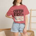 Terms And Conditions Coffee First - T-Shirt