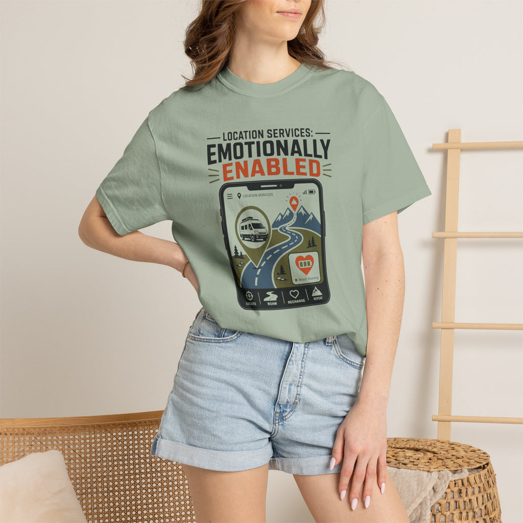 Location Services Emotionally Enabled - T-Shirt