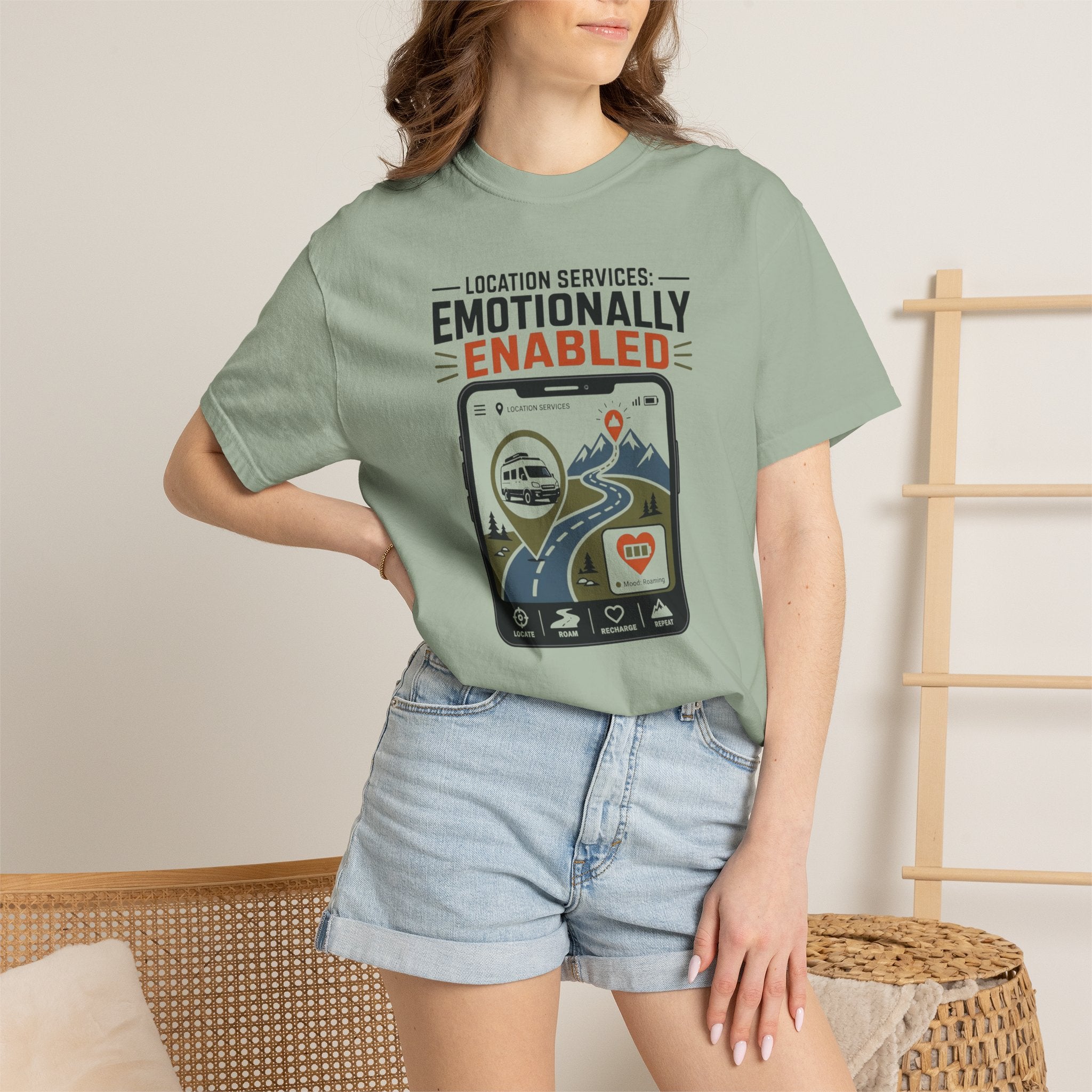 Location Services Emotionally Enabled - T-Shirt