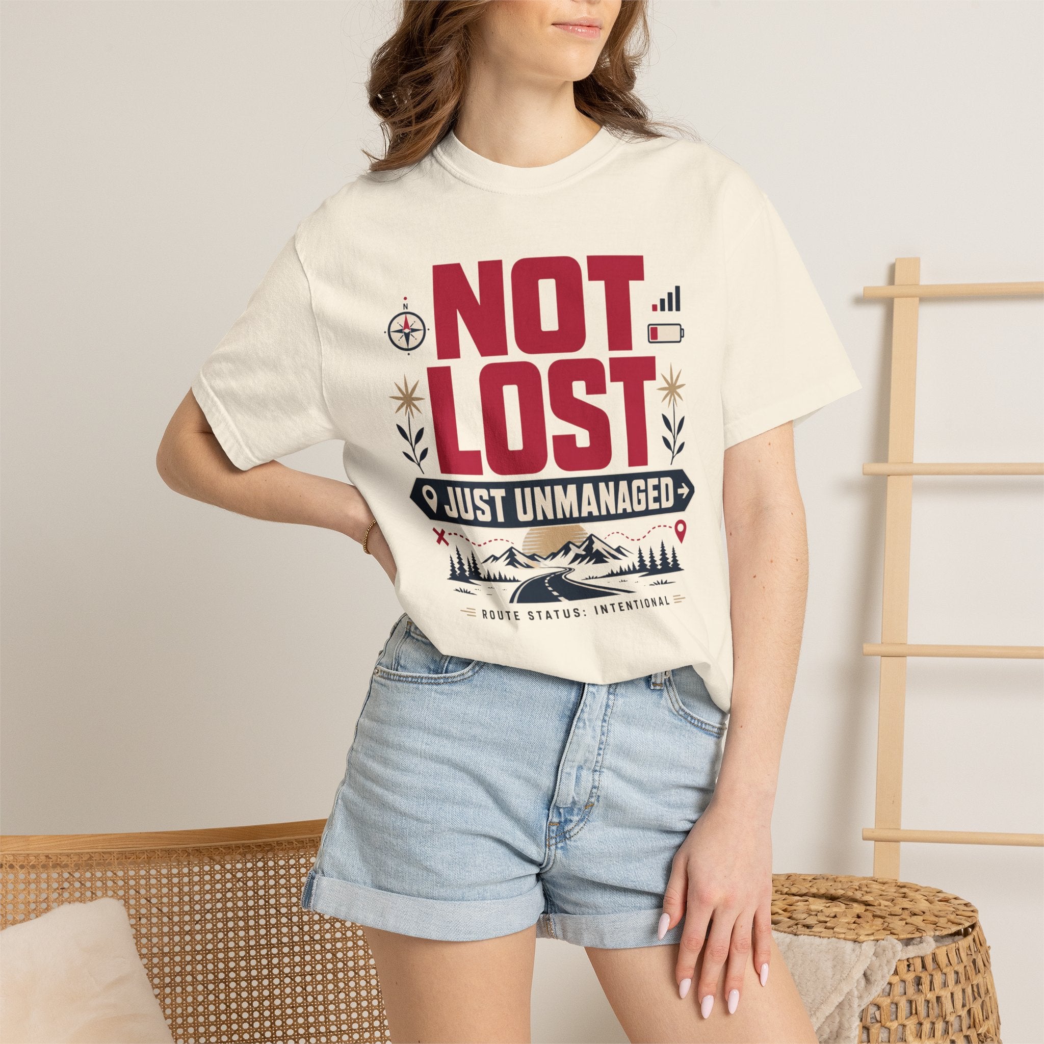 Not Lost Just Unmanaged - T-Shirt