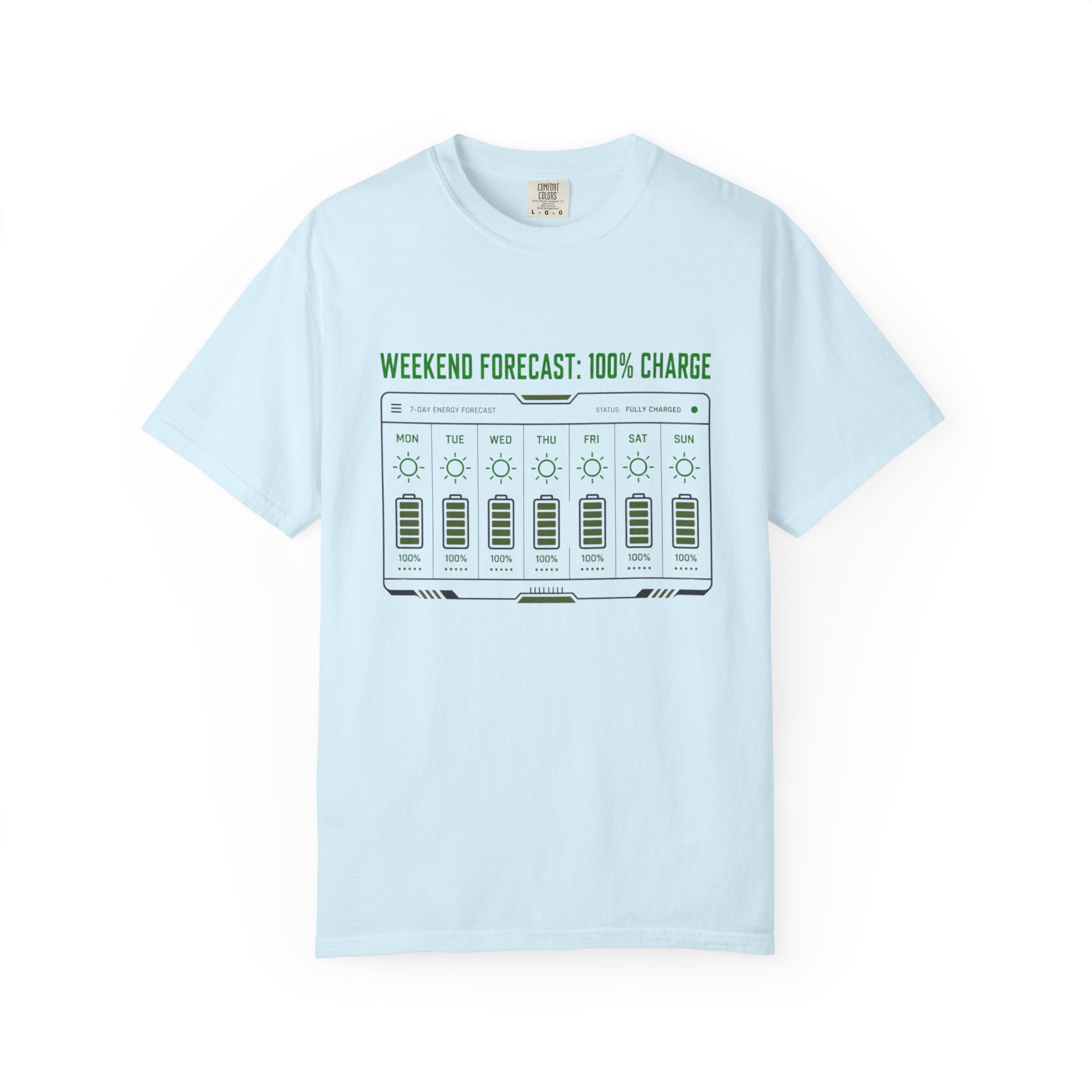 Weekend Forecast 100 Percent Charge - T-Shirt