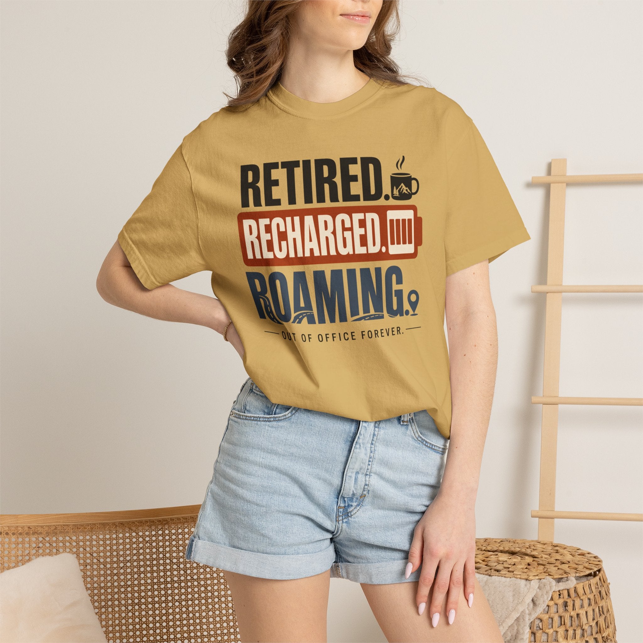 Retired Recharged Roaming - T-Shirt