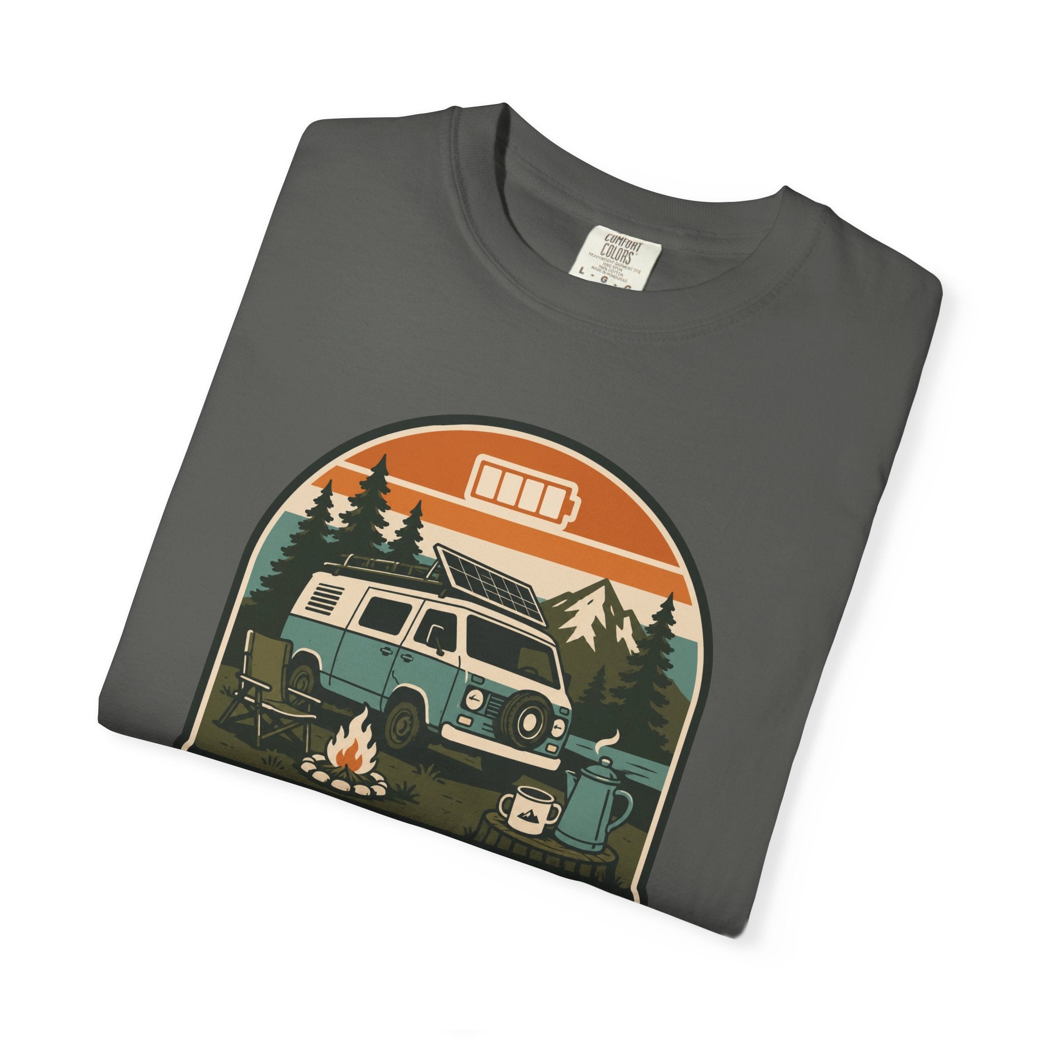 Powered By Coffee and Campgrounds - T-Shirt
