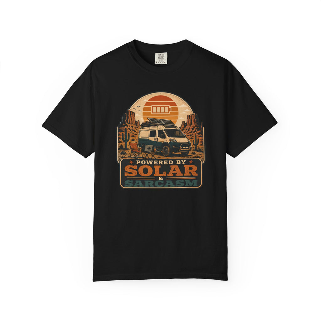 Powered By Solar and Sarcasm - T-Shirt