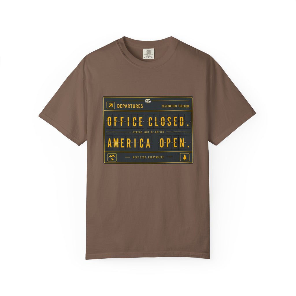 Office Closed America Open - T-Shirt