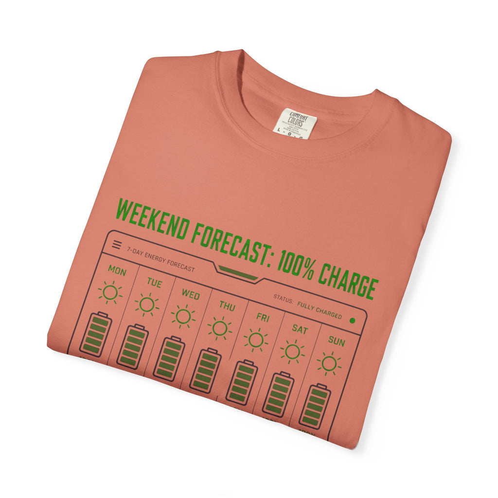 Weekend Forecast 100 Percent Charge - T-Shirt