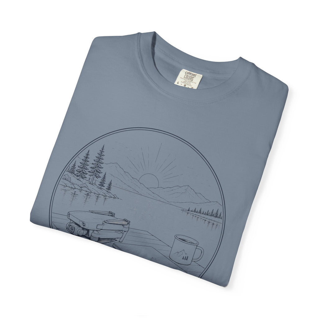 Launch Drone Before Coffee Gets Cold - T-Shirt
