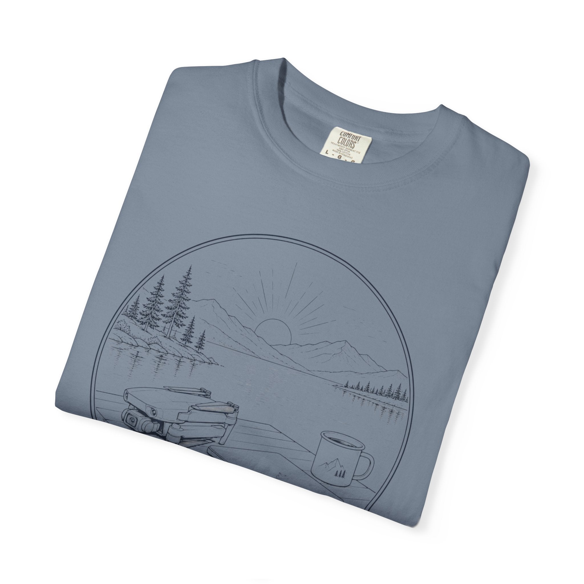 Launch Drone Before Coffee Gets Cold - T-Shirt