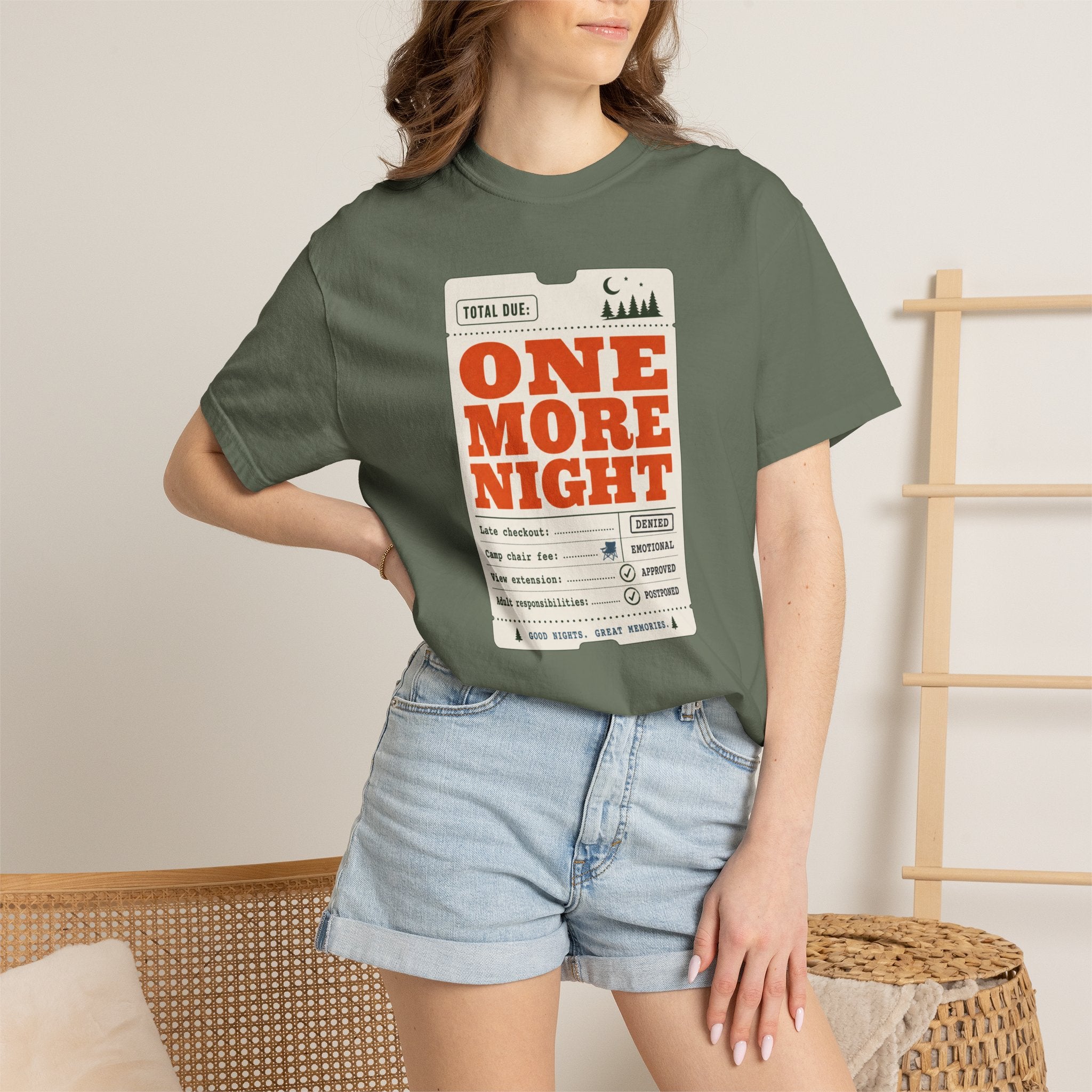 Total Due One More Night - T-Shirt