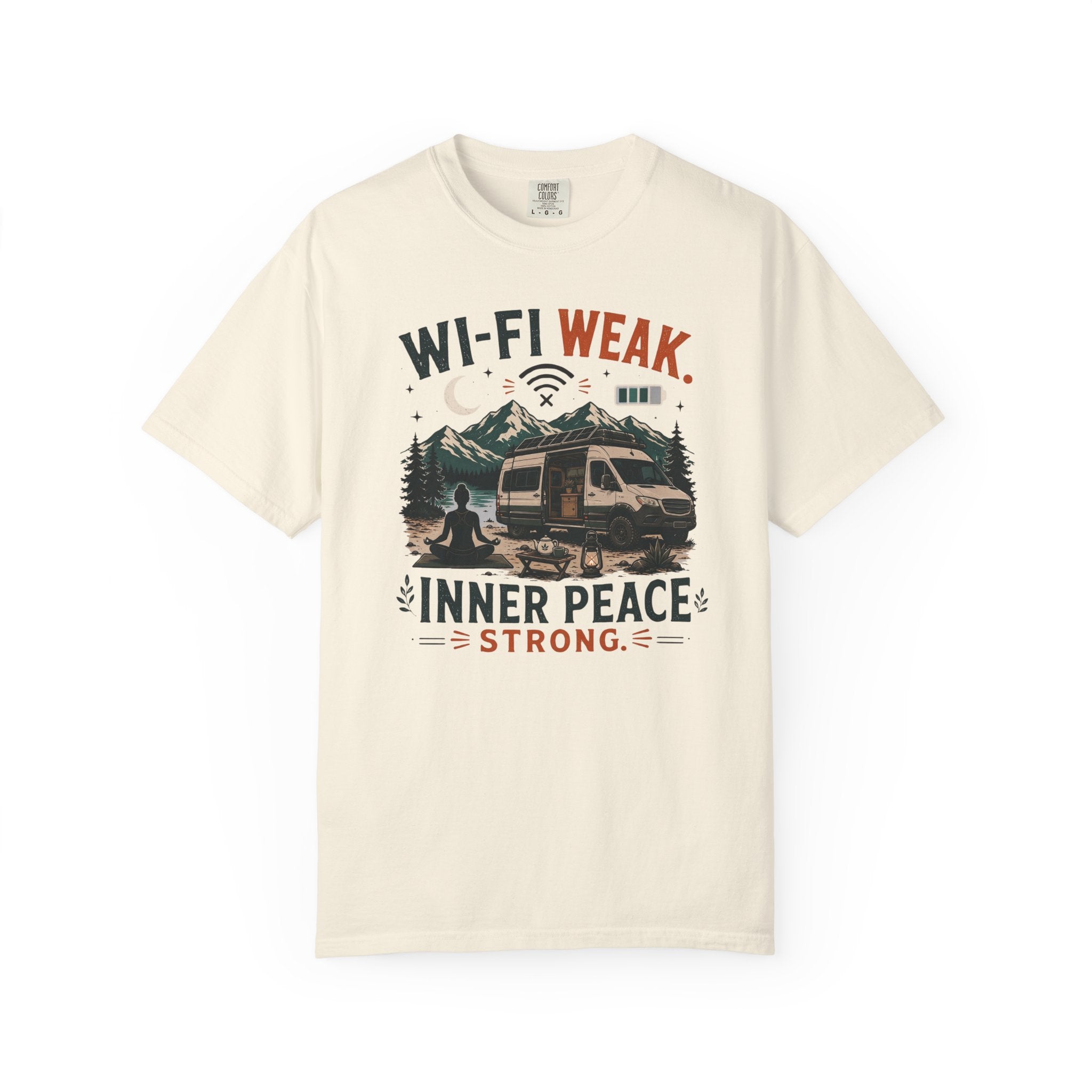 Wi-Fi Weak Inner Peace Strong - T-Shirt