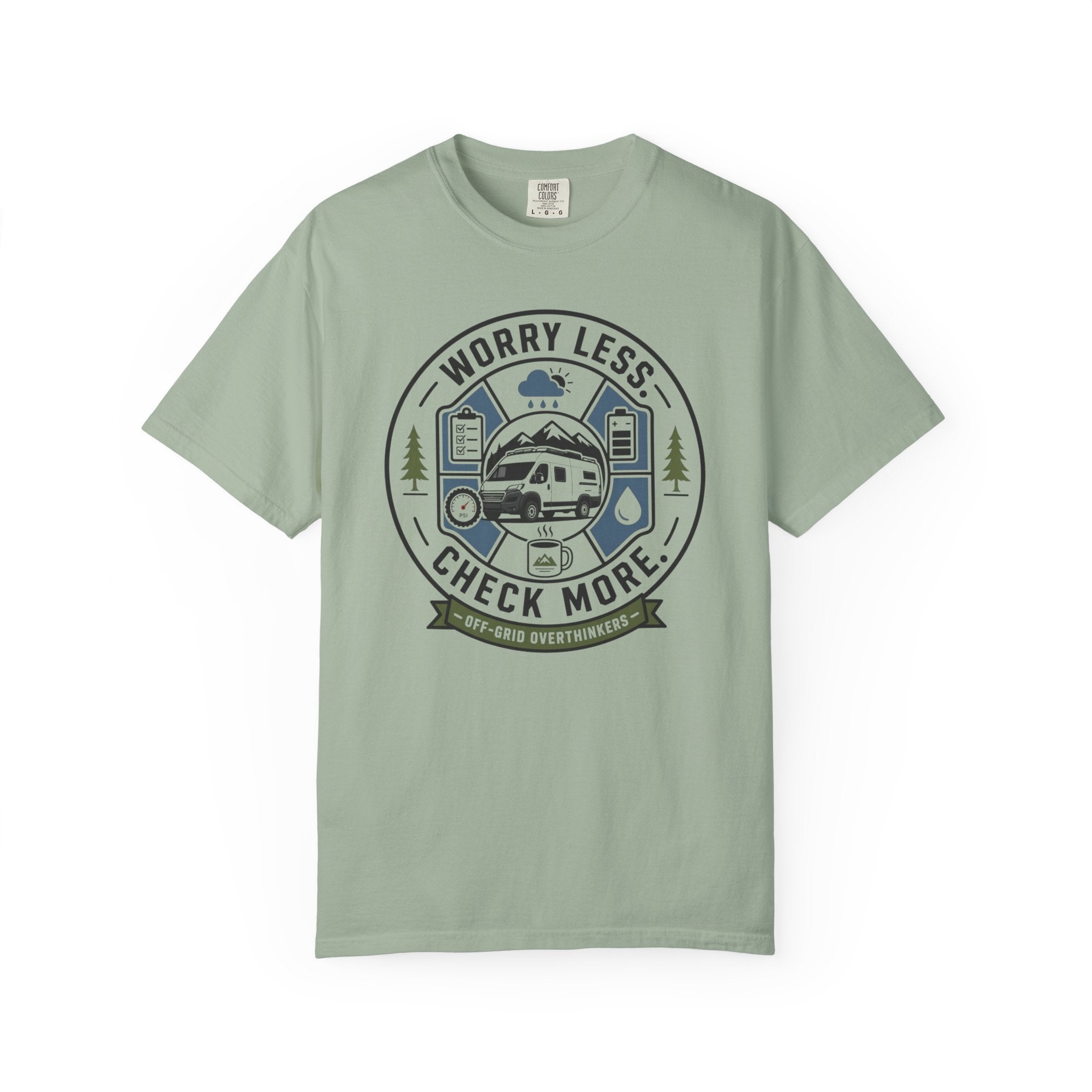 Worry Less Check More - T-Shirt