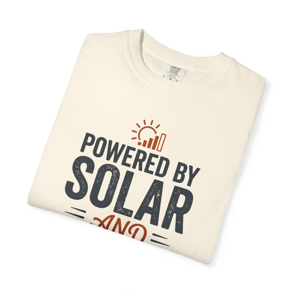 Powered By Solar And Poor Cell Service - T-Shirt