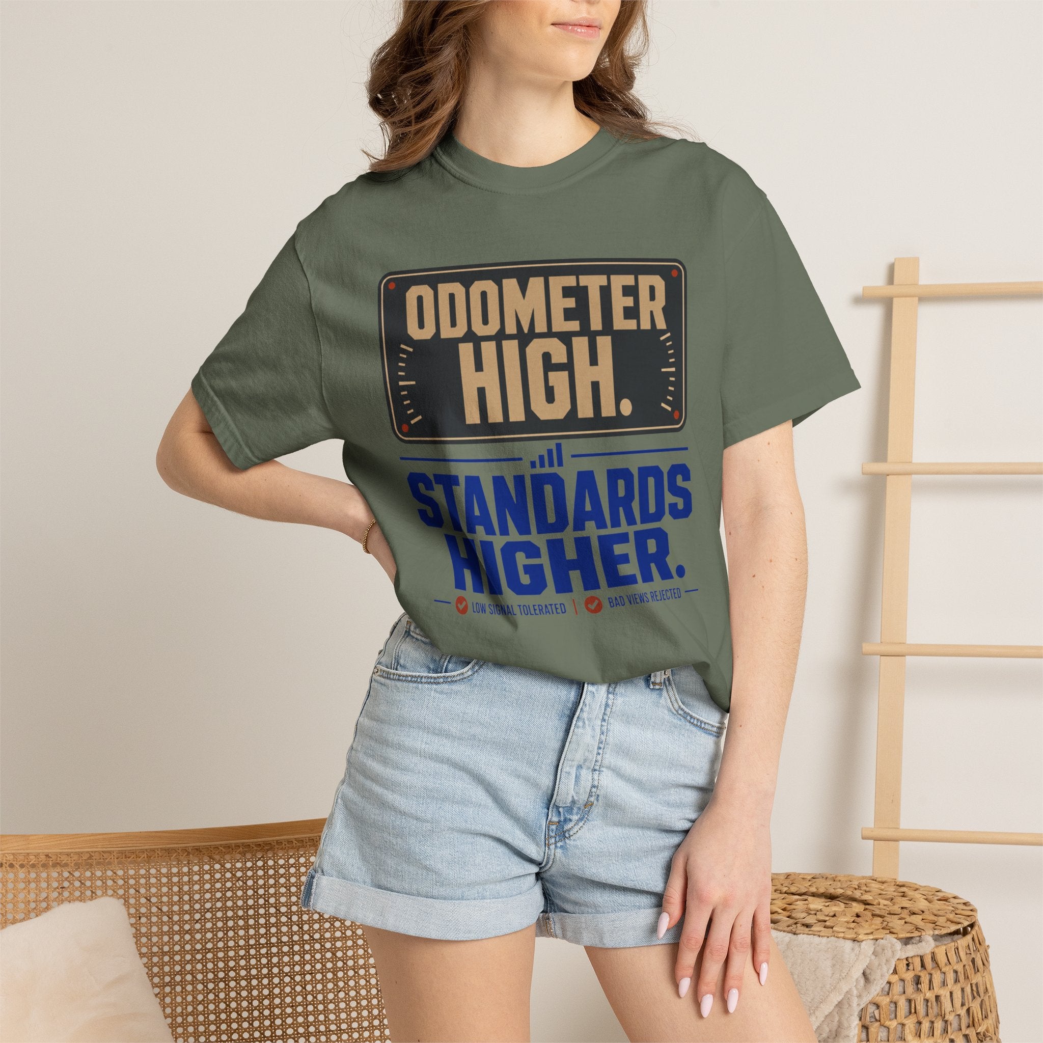 Odometer High Standards Higher - T-Shirt