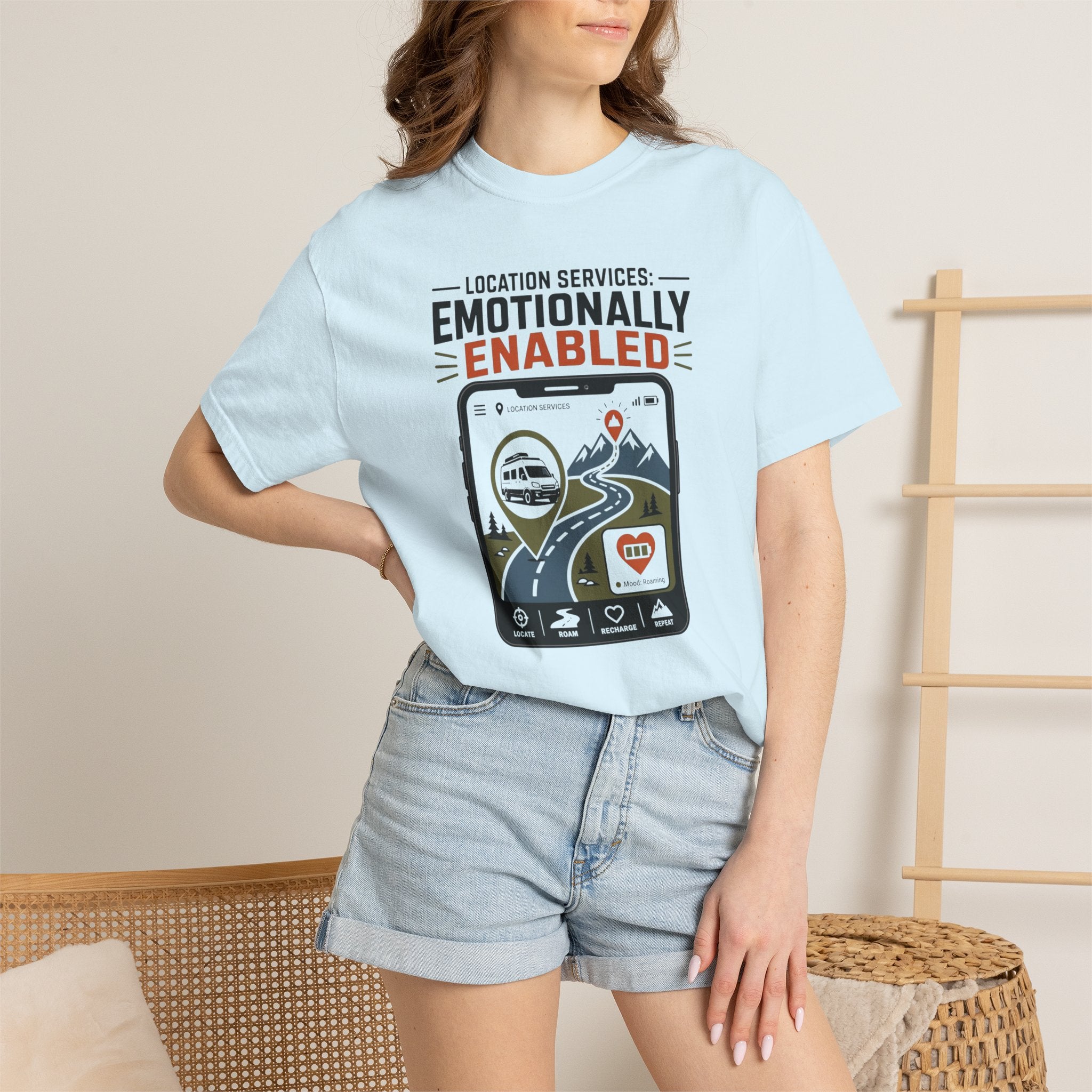 Location Services Emotionally Enabled - T-Shirt