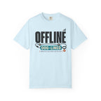 Offline But Dog Lined - T-Shirt