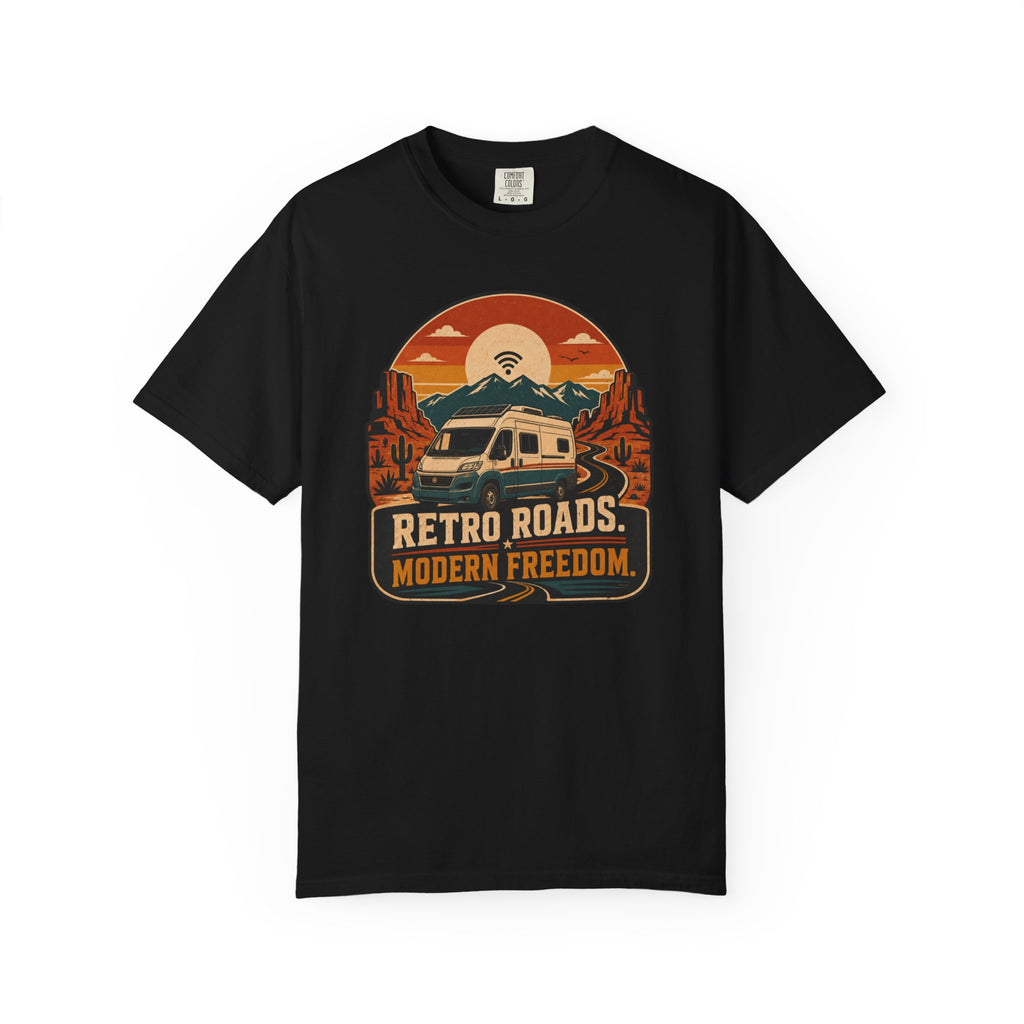 Retro Roads Modern Freedom - T-Shirt