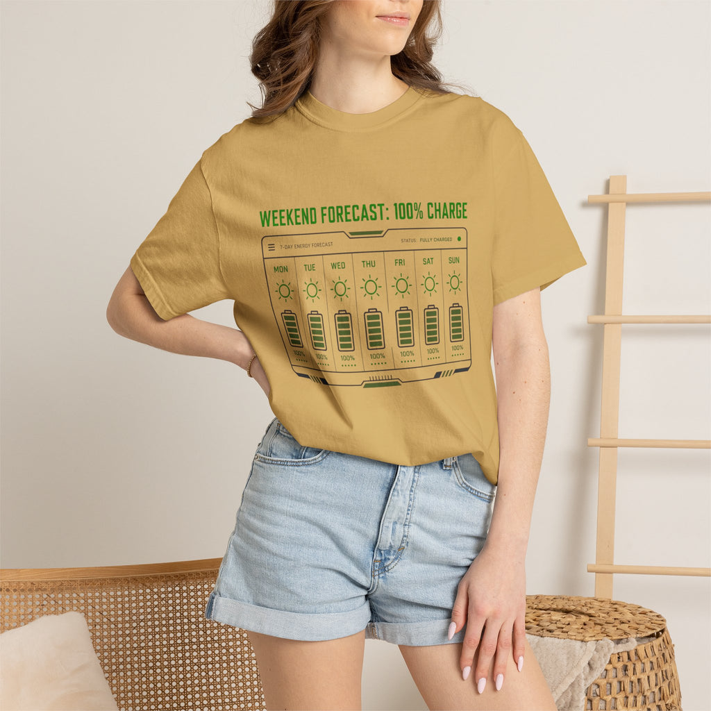 Weekend Forecast 100 Percent Charge - T-Shirt