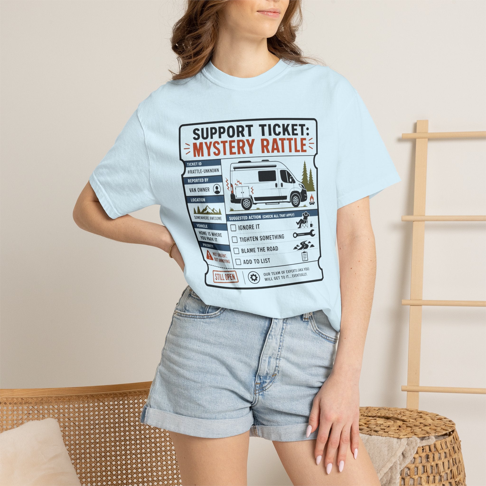 Support Ticket Mystery Rattle - T-Shirt