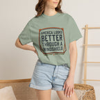 America Looks Better Through A Windshield - T-Shirt
