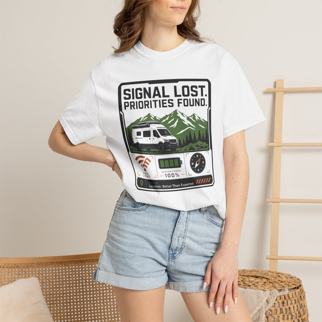 Signal Lost Priorities Found - T-Shirt
